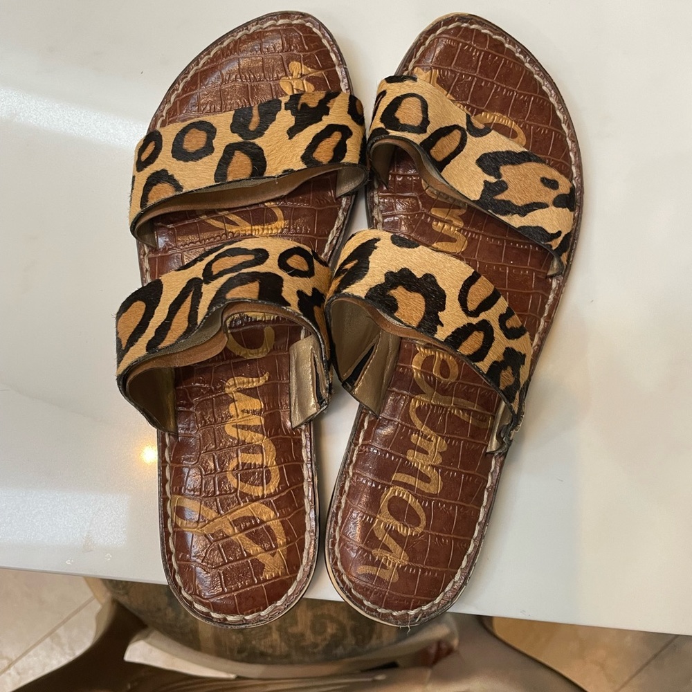 Sam Edelman Leapord Sandals